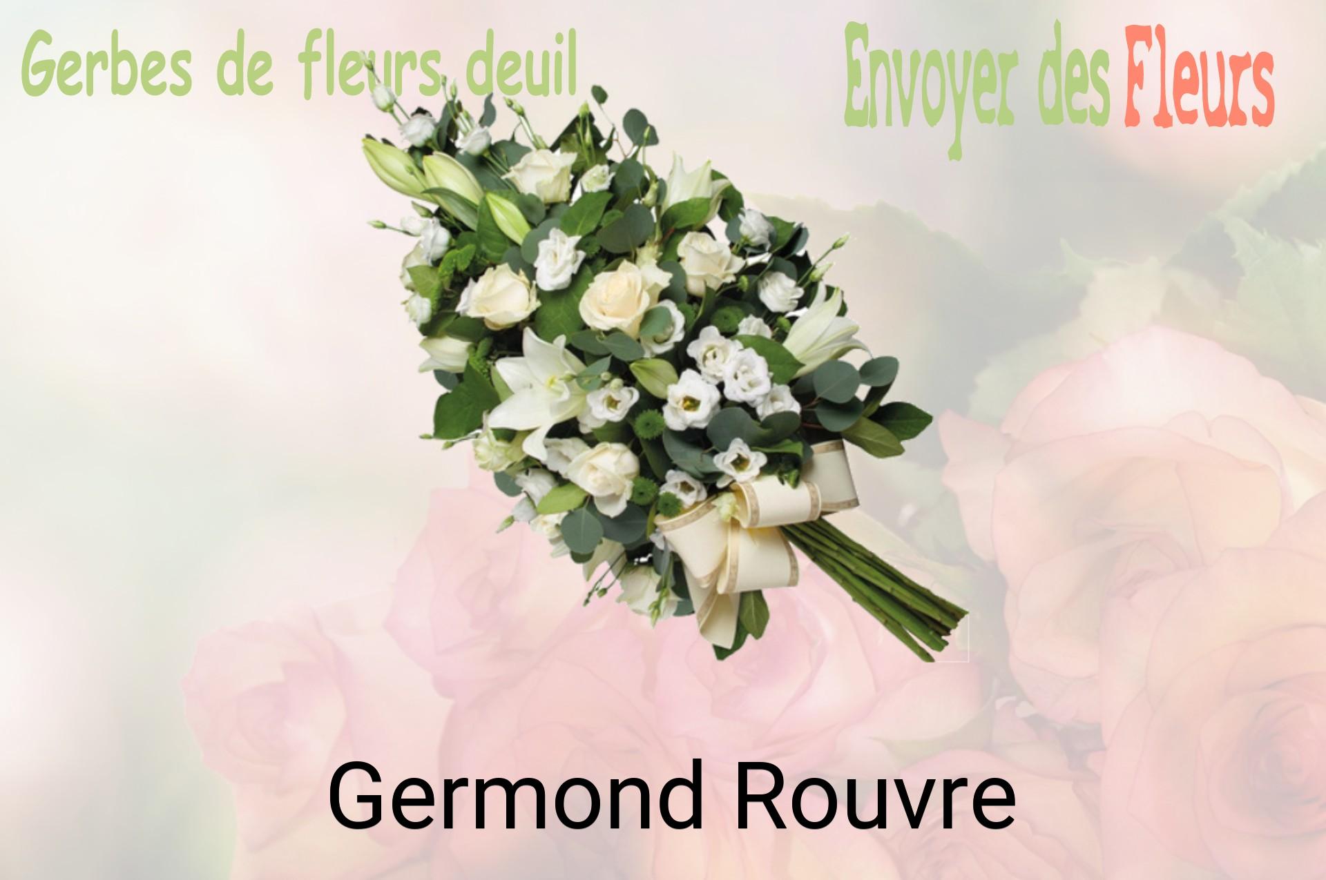 Gerbe de fleurs de deuil livrée à Germond-Rouvre
